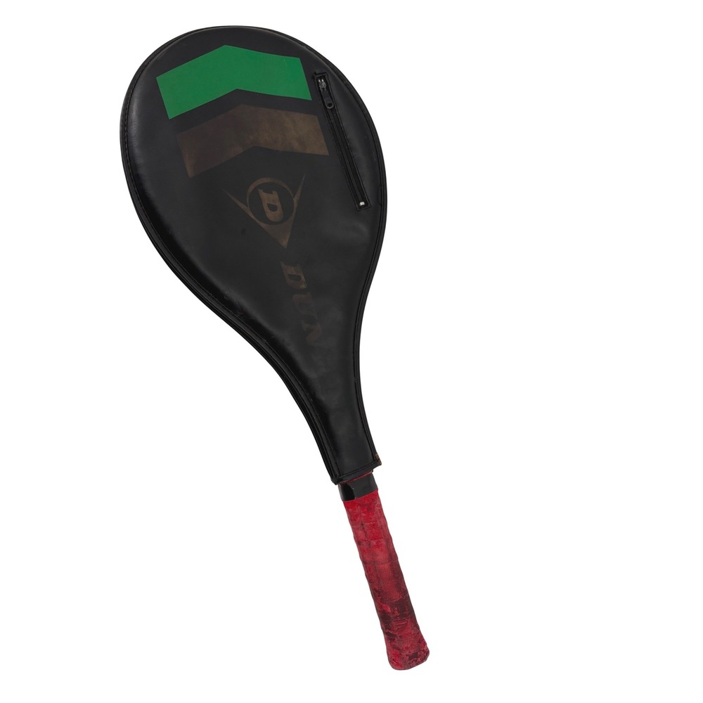 Dunlop Tennis Racquet Unisex Black Max 200G Graphite Vintage With Cover